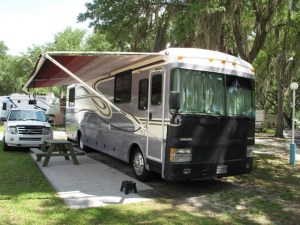 Our 99 Fleetwood Discovery 36T, purchased in April.